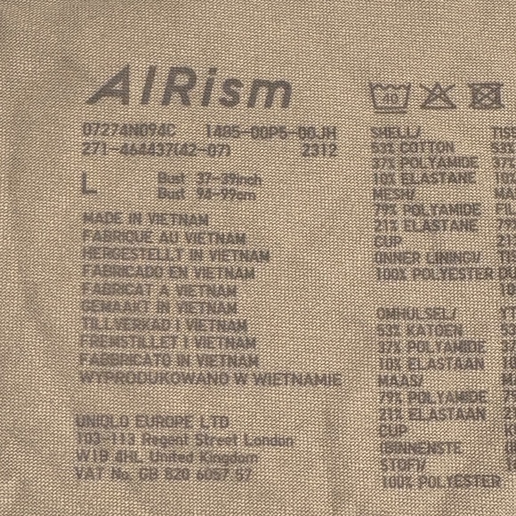 Uniqlo AIRism Tube Bra Top | Cropped - Picture 6 of 9